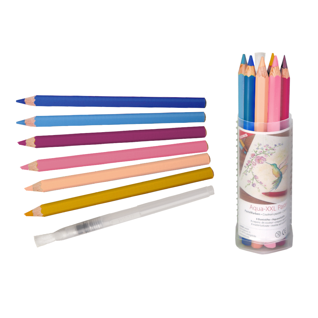 AQUA-XXL 6 Pastellfarben