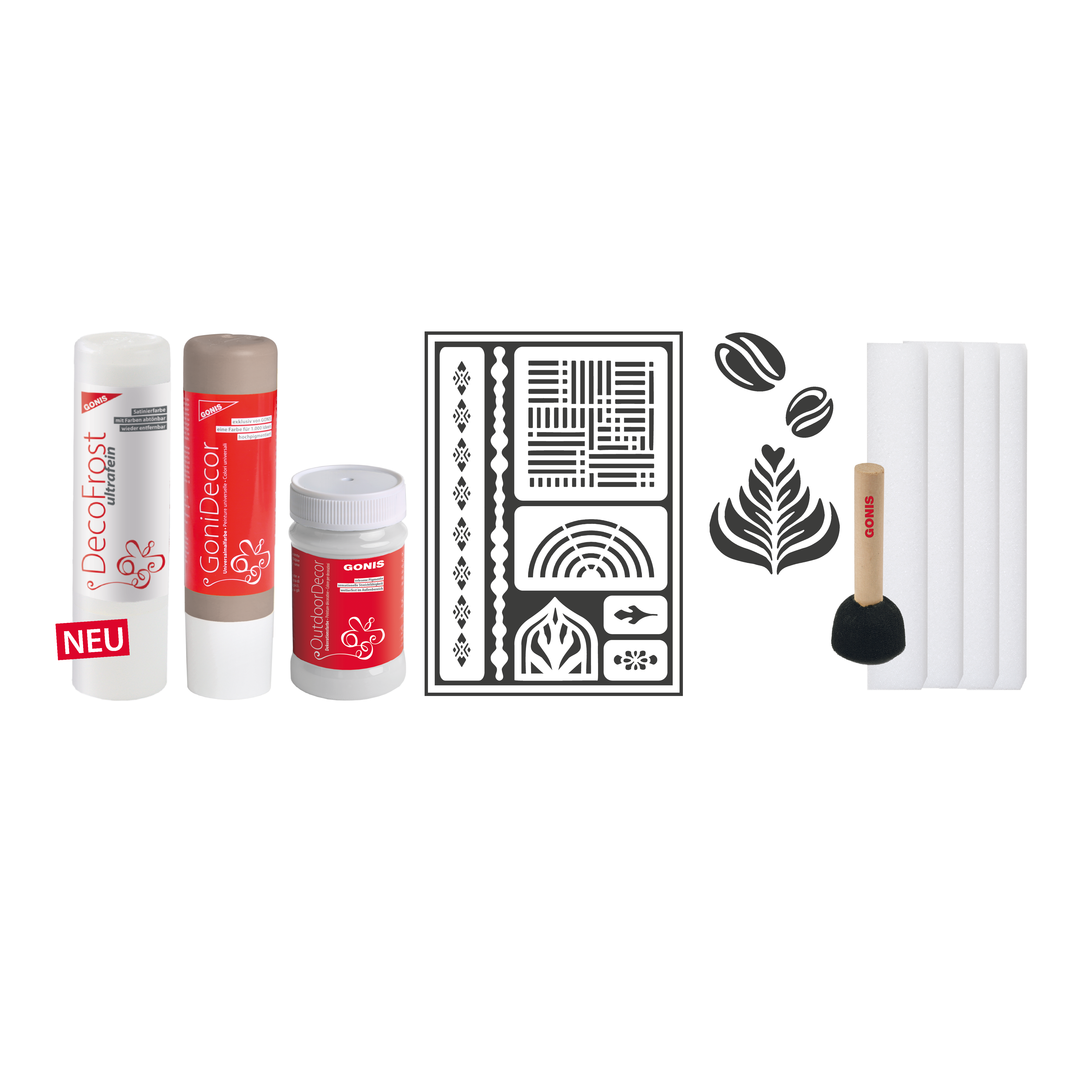 Satinier Set Kaffeeliebe