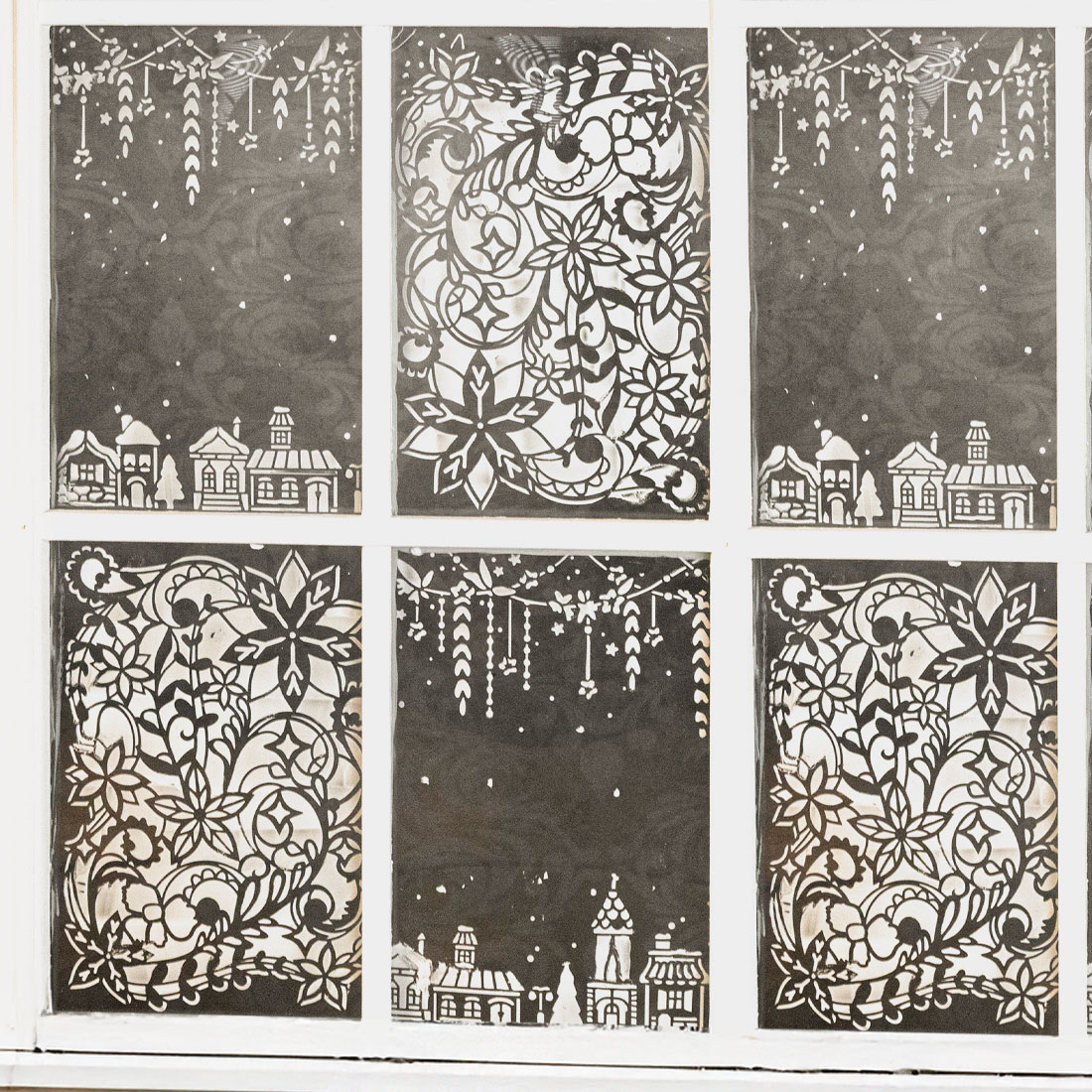 Flexschablone Wintercharme Kunststoffschablone