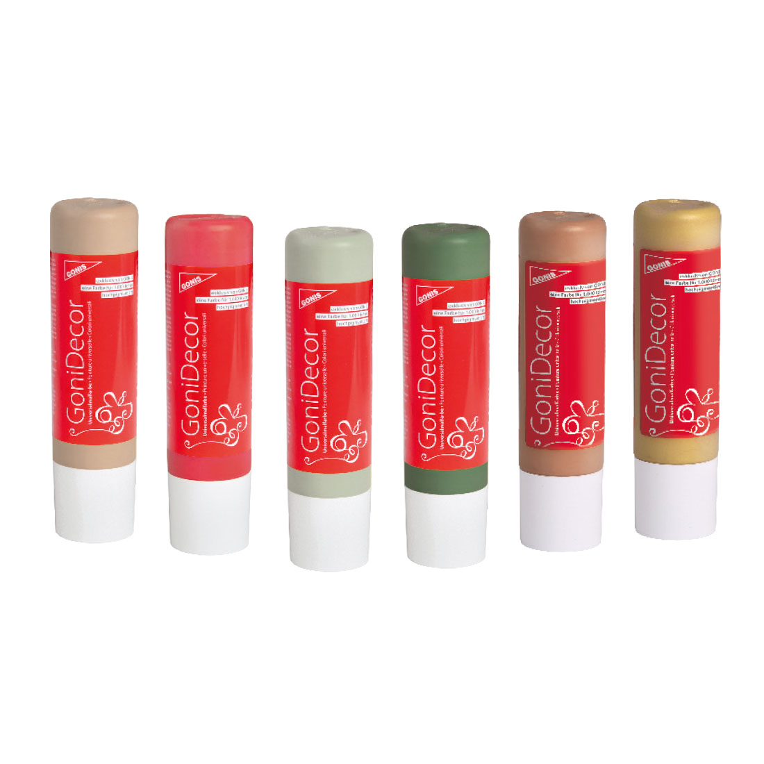 GoniDecor Set Zarter Winter Universalmalfarben