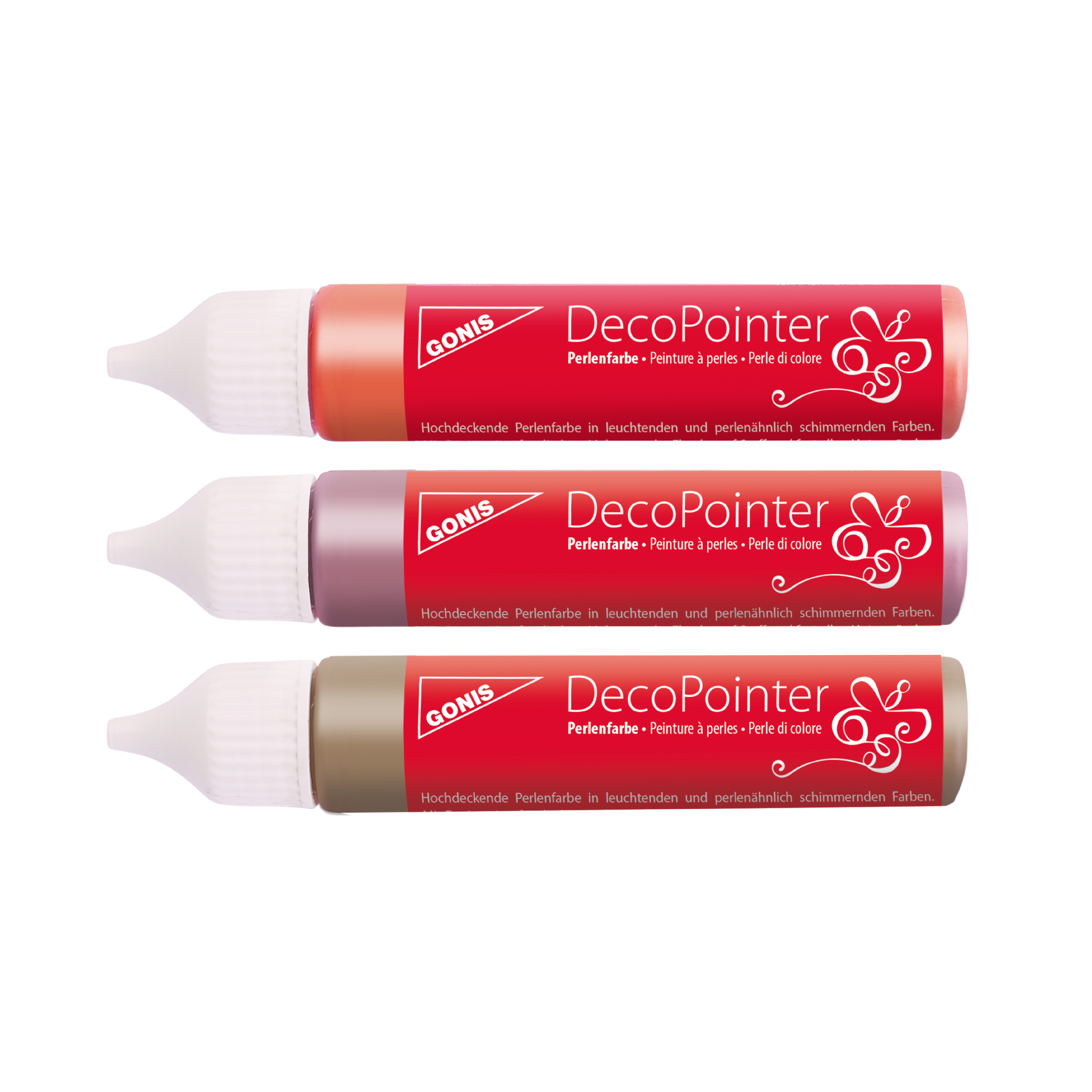 DecoPointer Set Feierlaune Perlenmalfarben