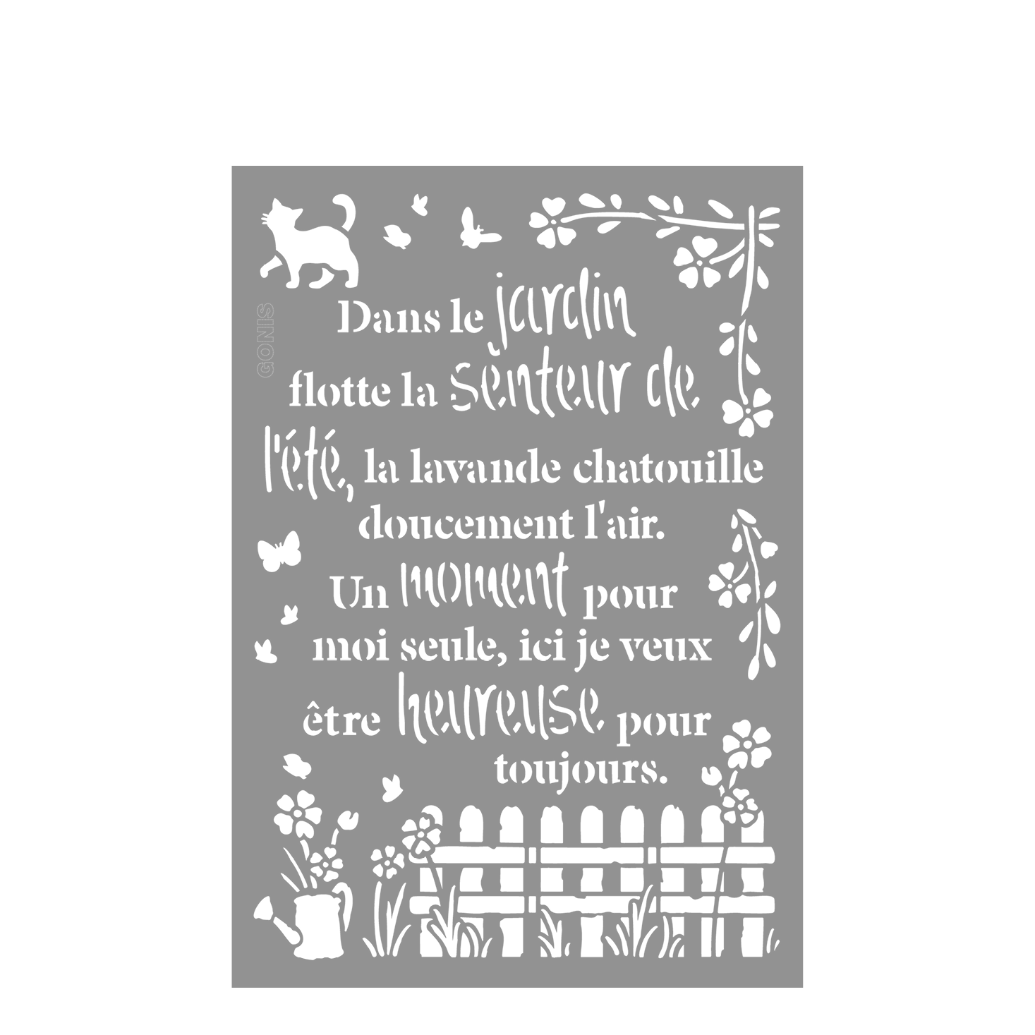 Flexschablone senteur d'été