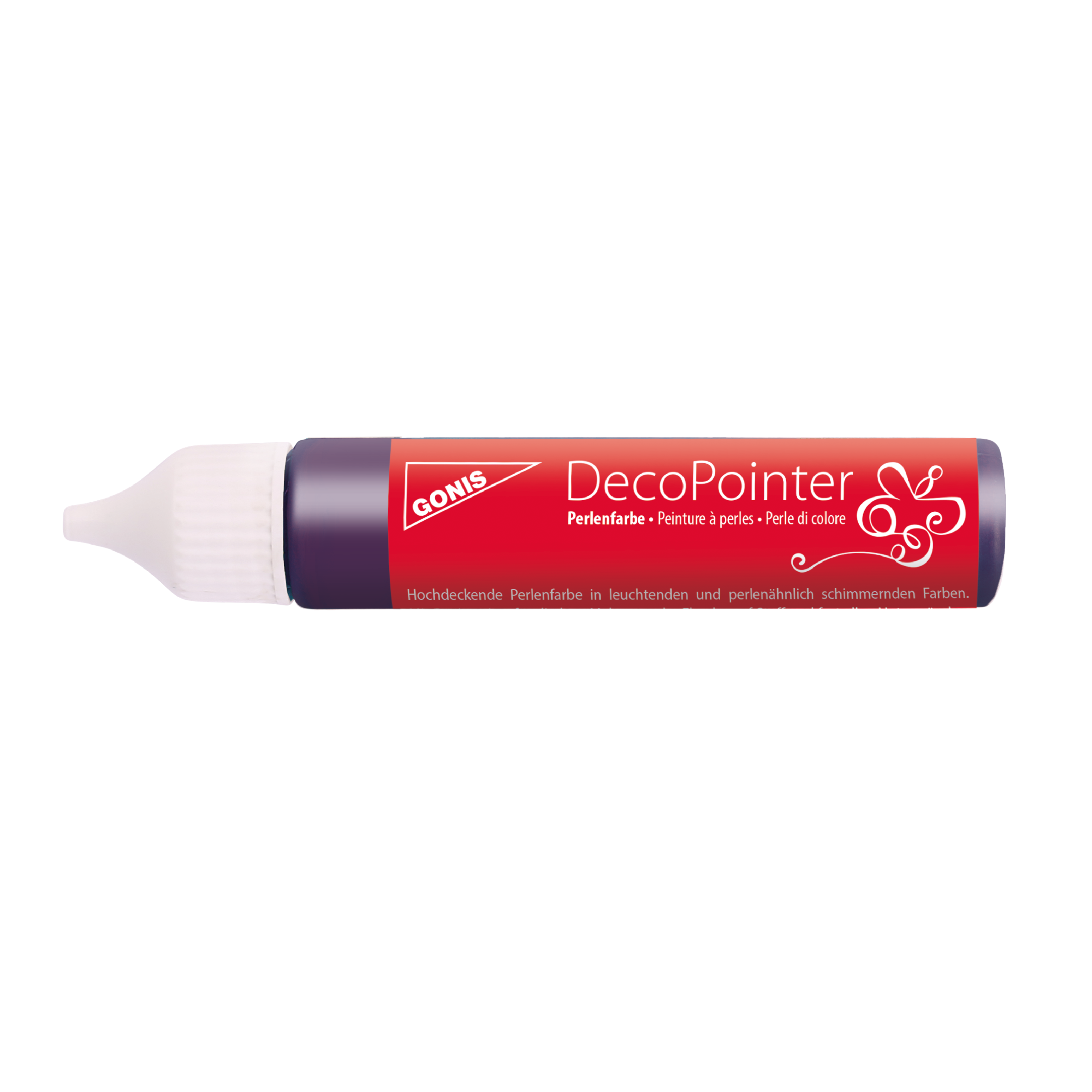 DecoPointer Pflaume Perlenmalfarbe