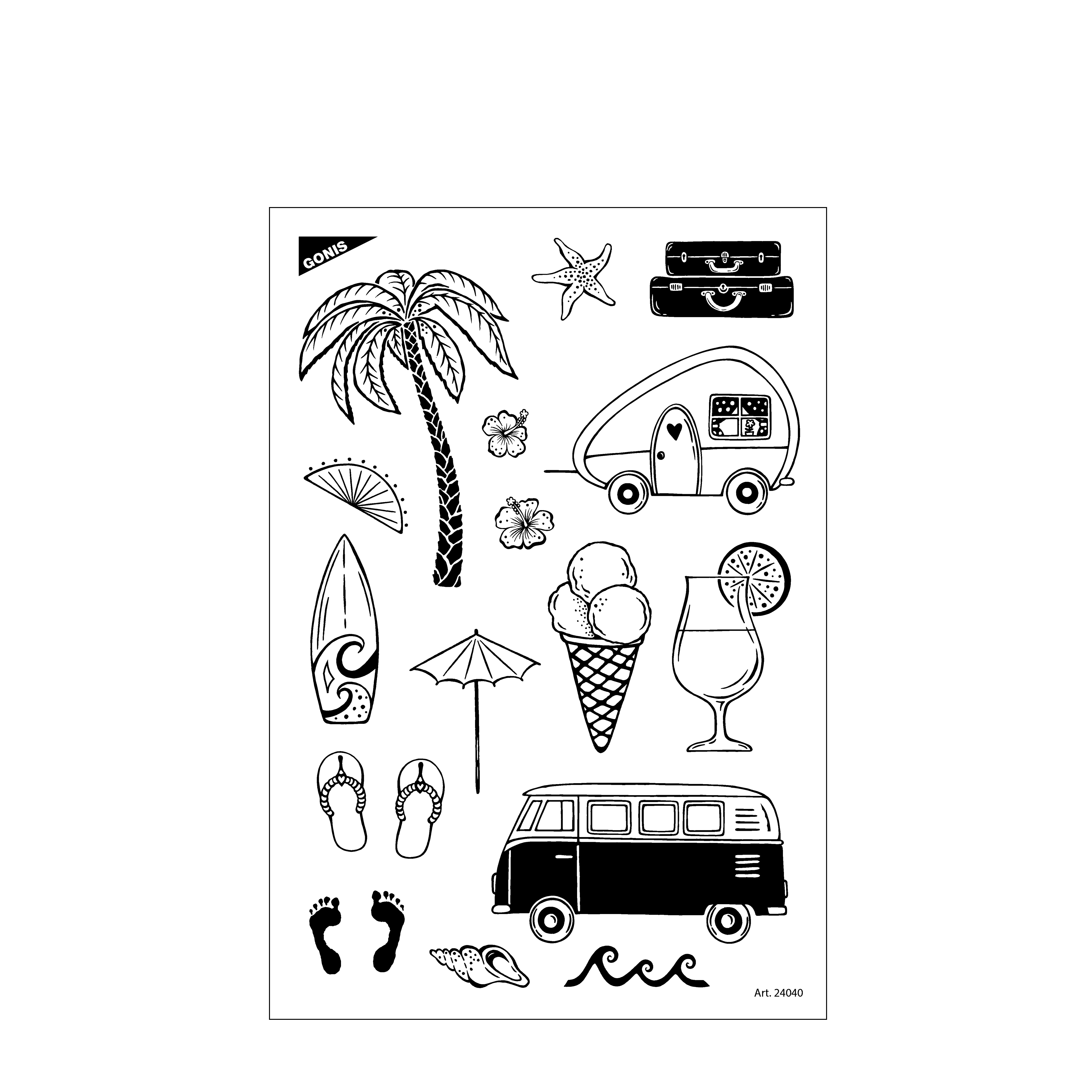GONIS Stempel Sommerfeeling