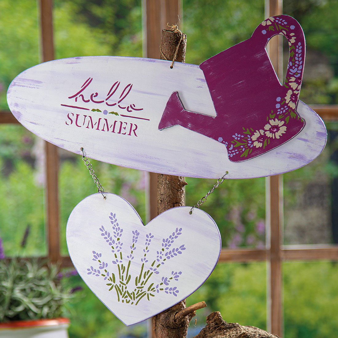 OutdoorDecor Set Bauerngarten Außenfarben