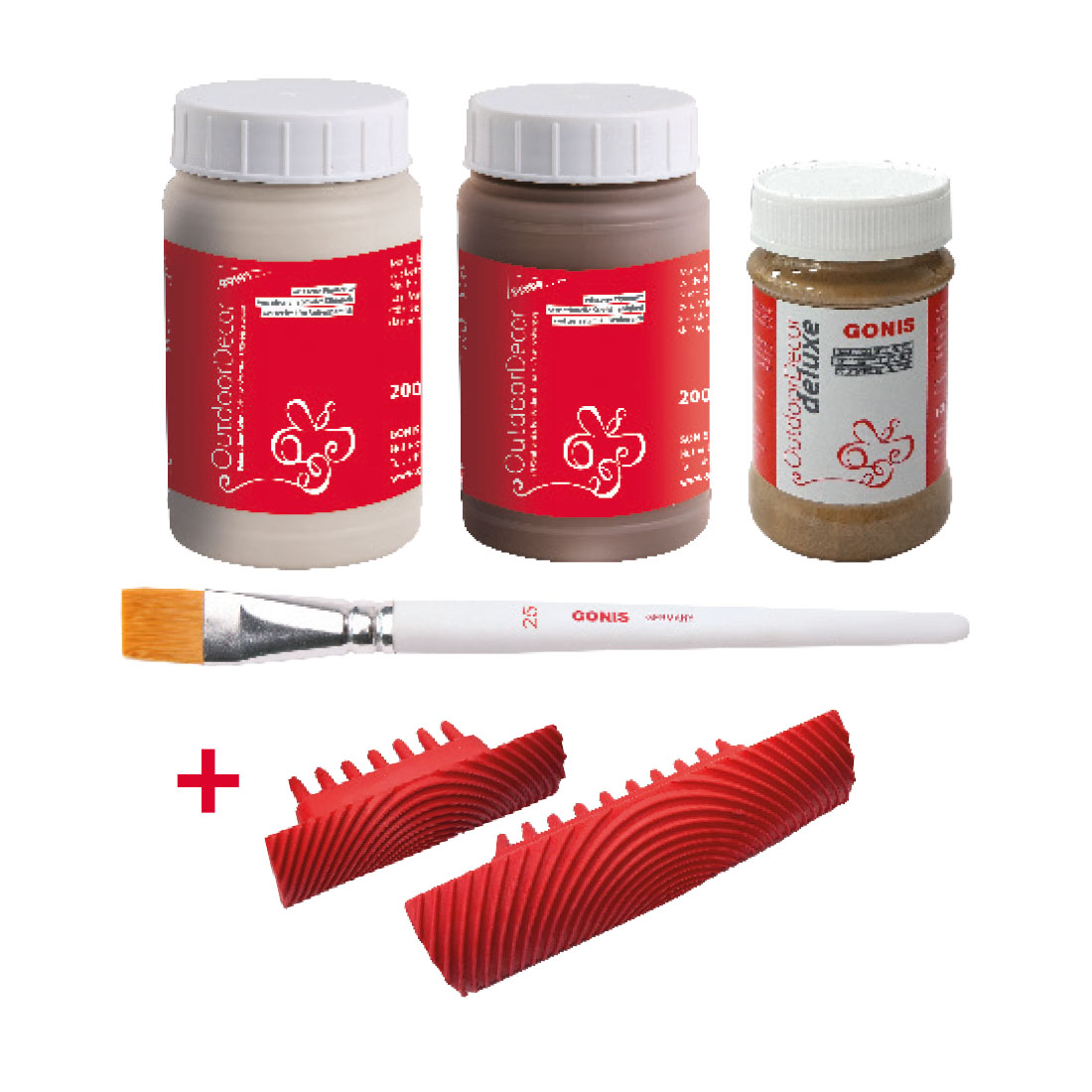 OutdoorDecor Set Kaffeeliebe Außenfarben