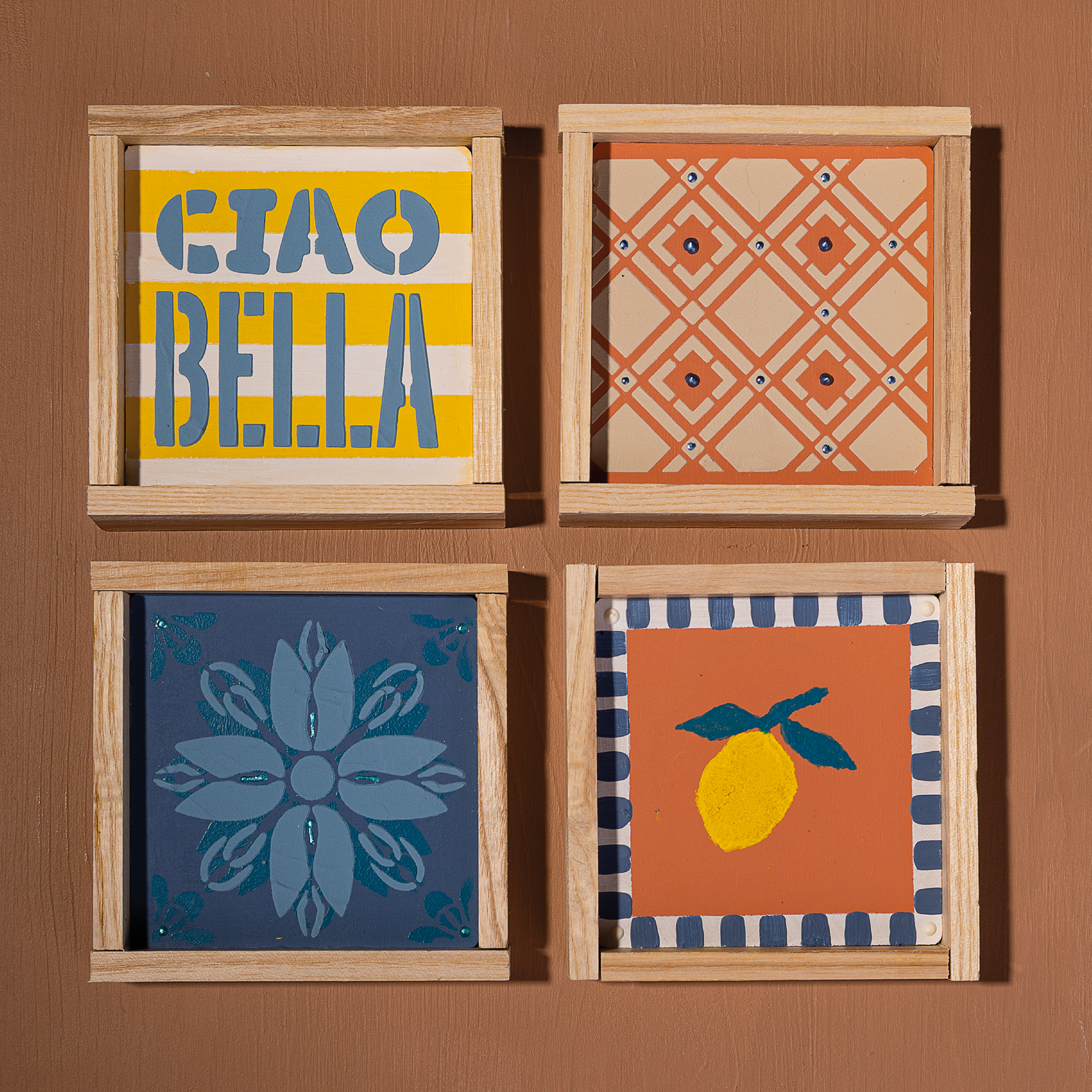 Flexschablone Kachelkunst Kunststoffschablone