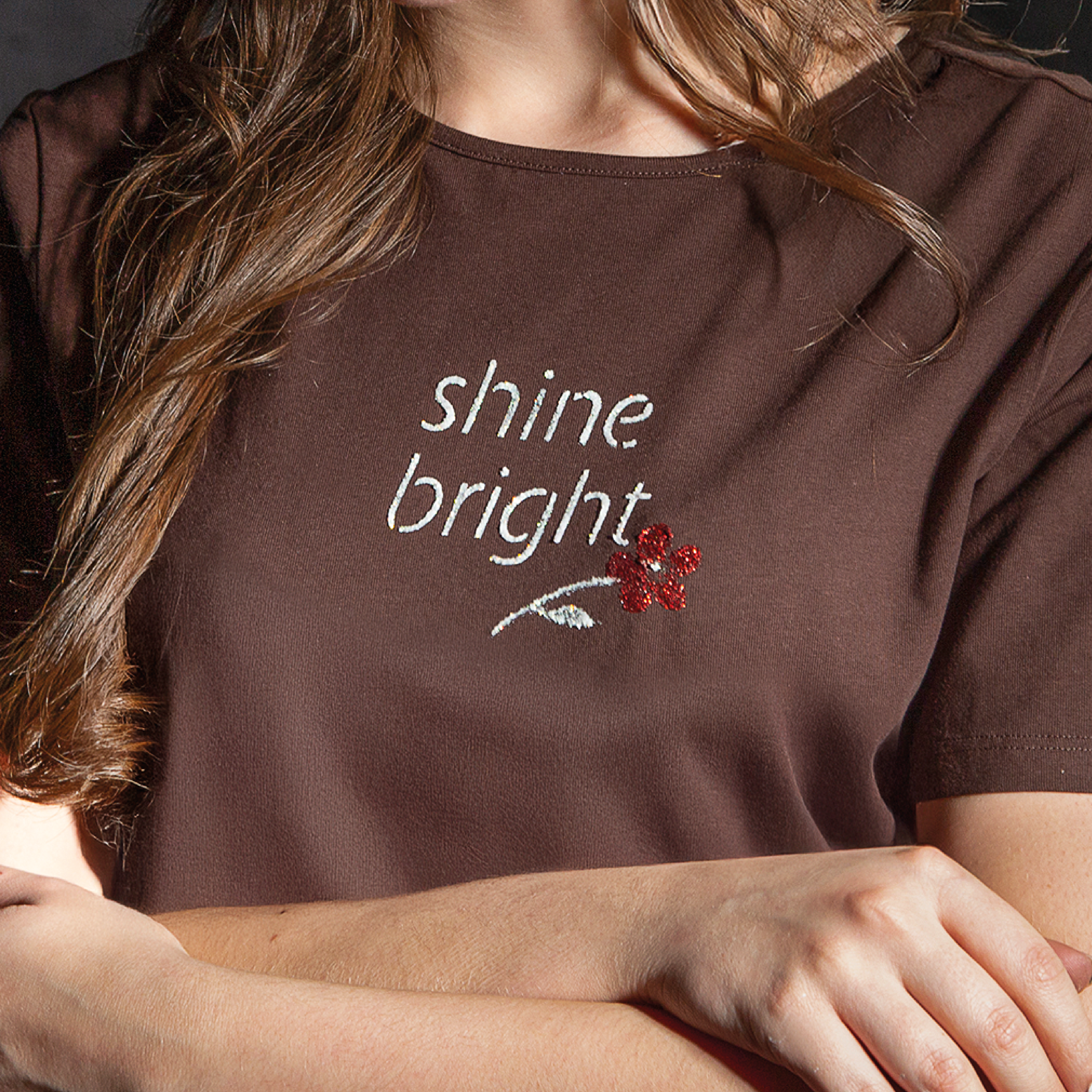 GlitzerCreme Textil Rot