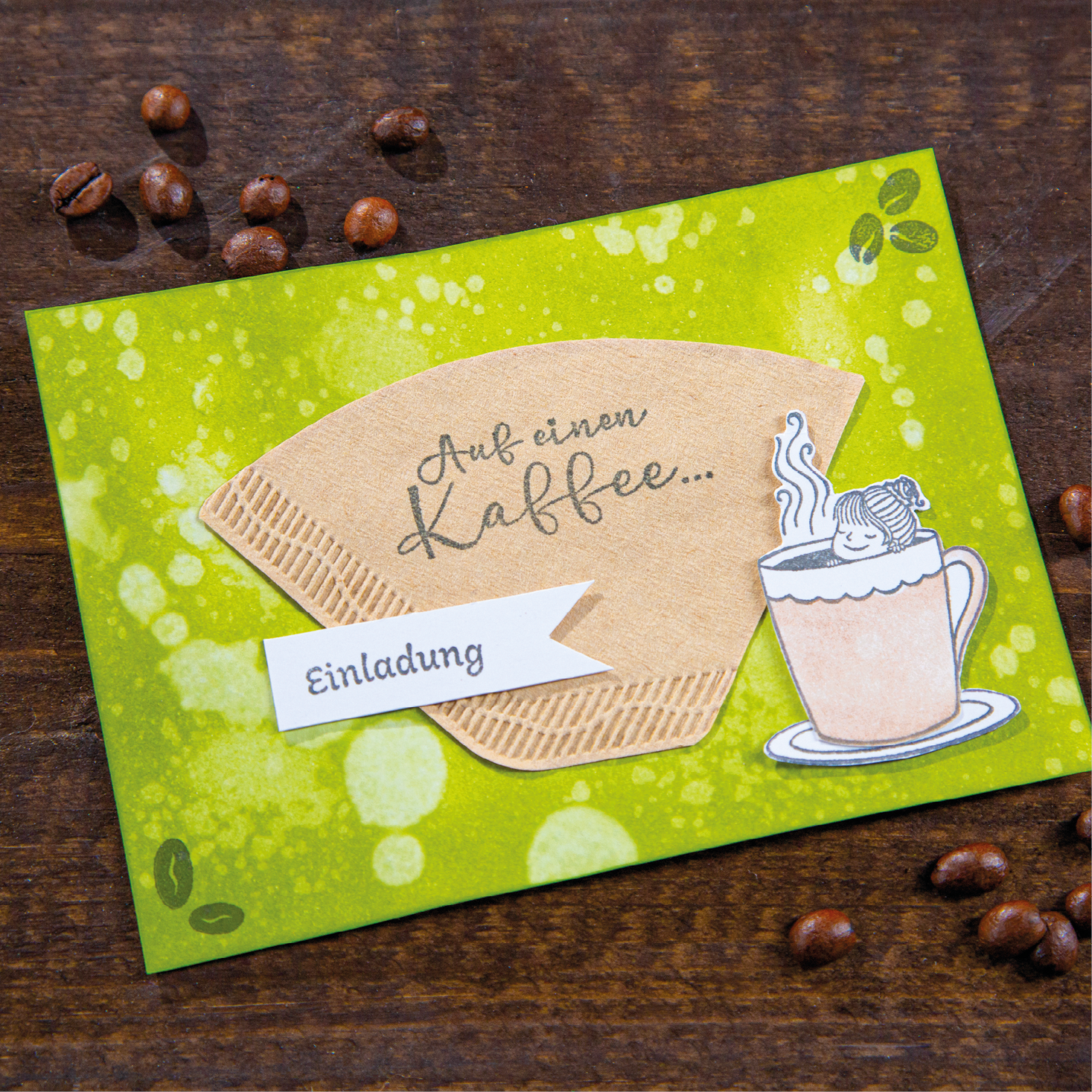 GONIS Stempel Kaffeeliebe Silikonstempel