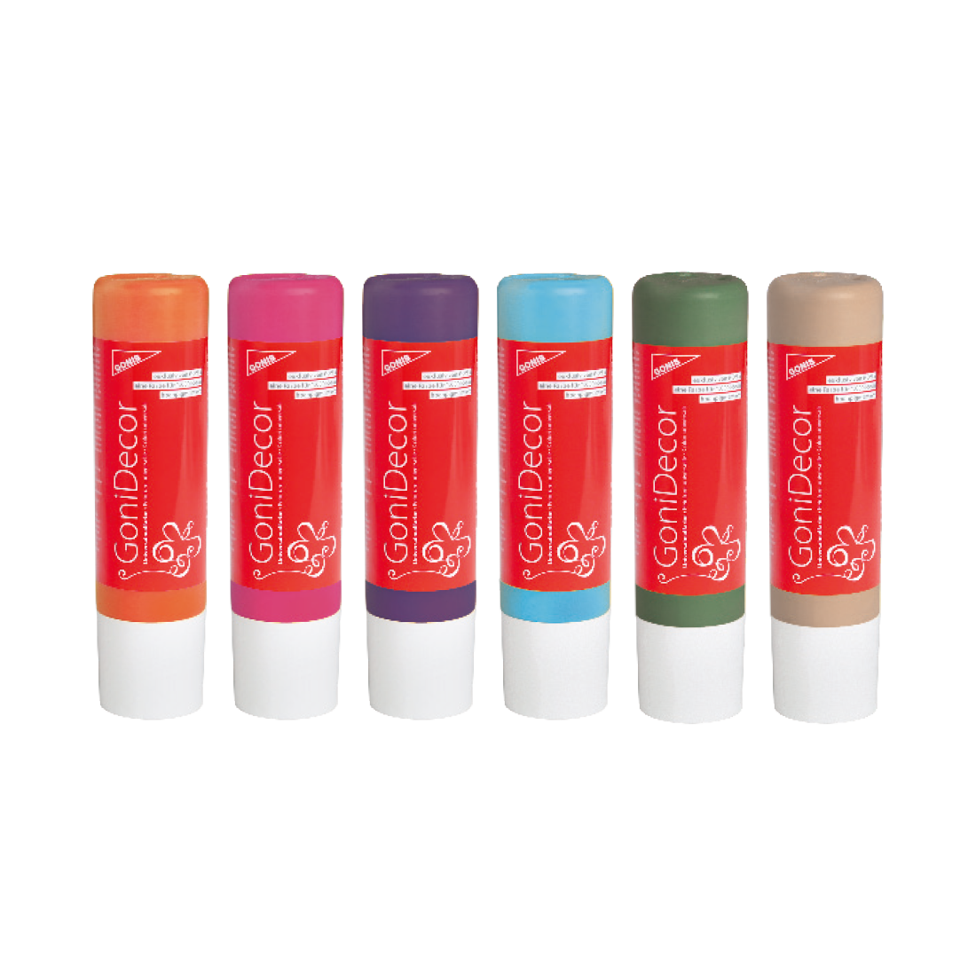 GoniDecor Set Zusatzfarben Universalmalfarben